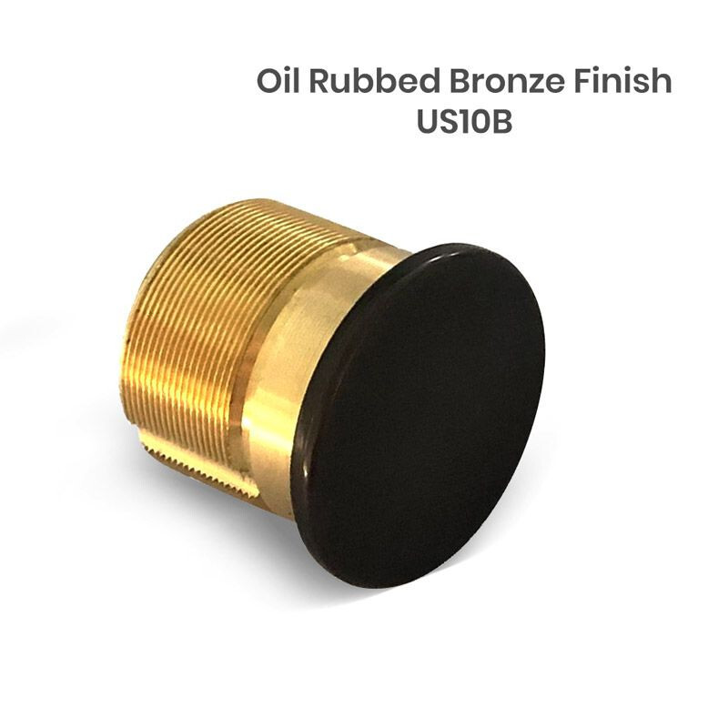 Premier Lock MS06B 1 1/8" Dummy Mortise Cylinder Solid Oil Rubbed Bronze Finish