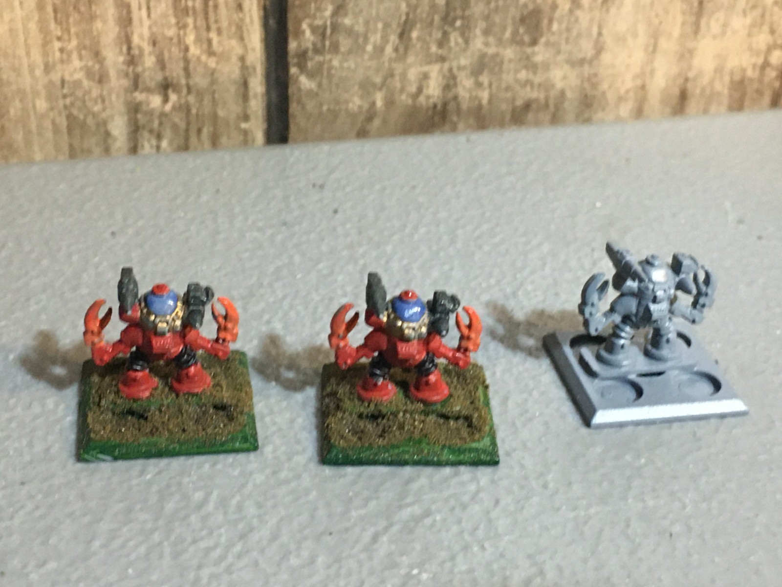 A28897 WARHAMMER 40K EPIC SPACE ORKS DREADNOUGHT 3 PK GW GAMES WORKSHOP