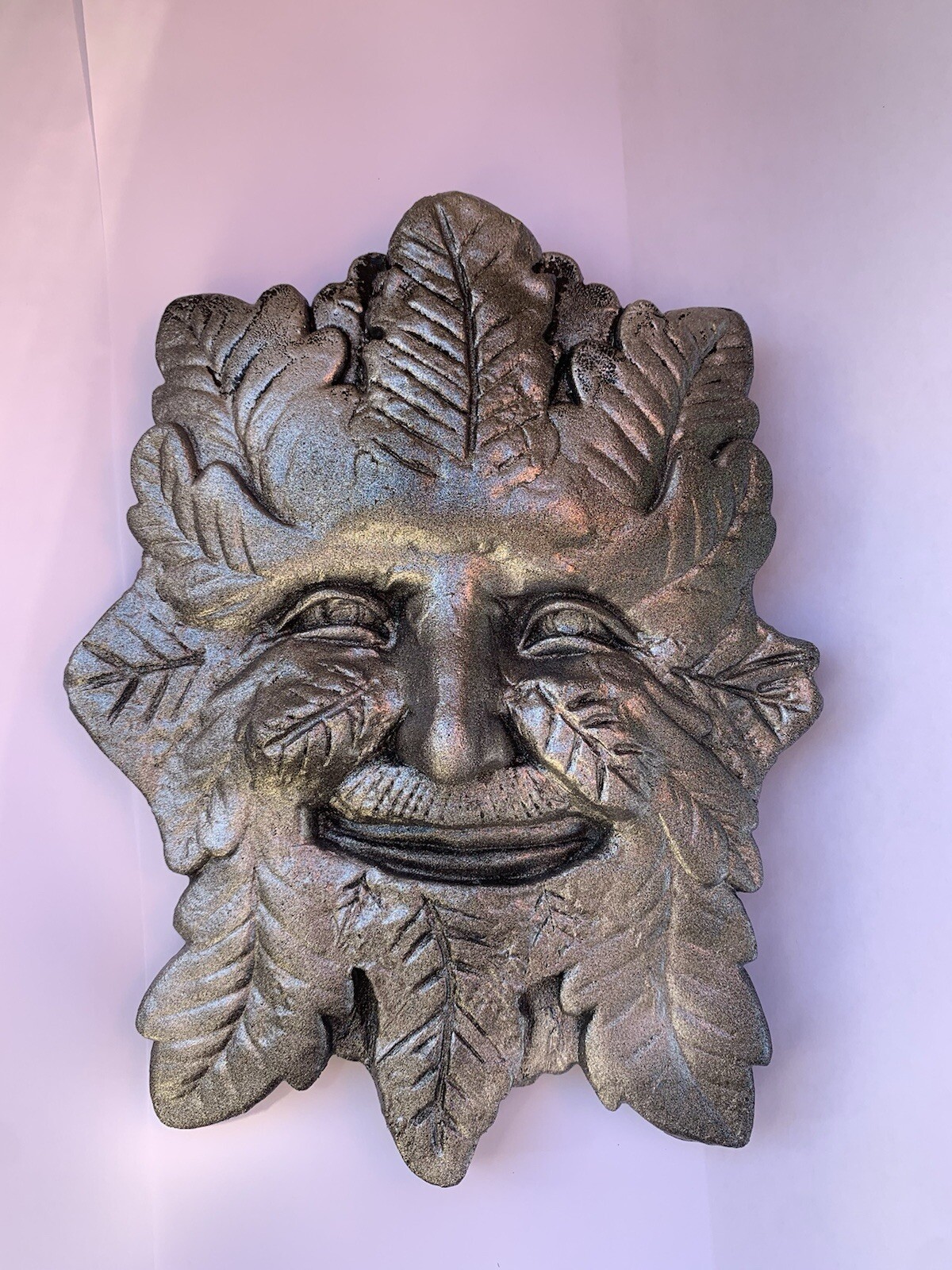 LATEX RUBBER MOLD Molds Large Green Man Face  Length 11” (YKM-L5034)