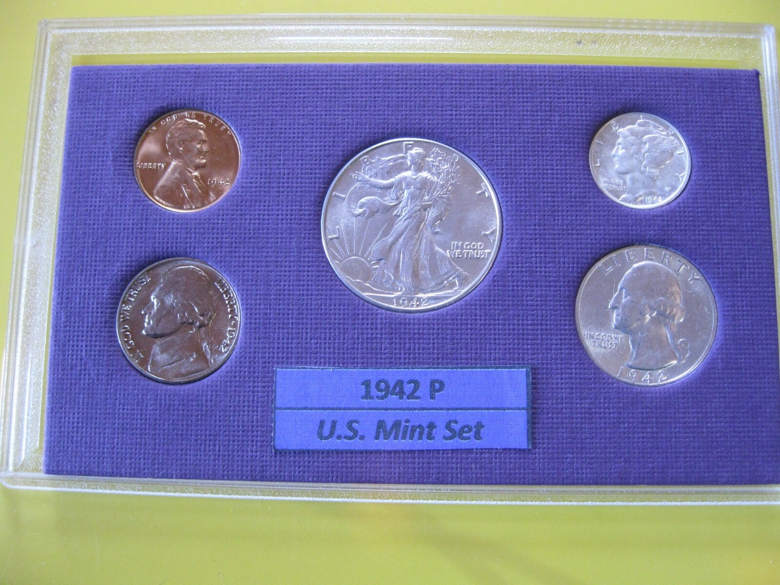 1942 P US Mint Set Brilliant Uncirculated!