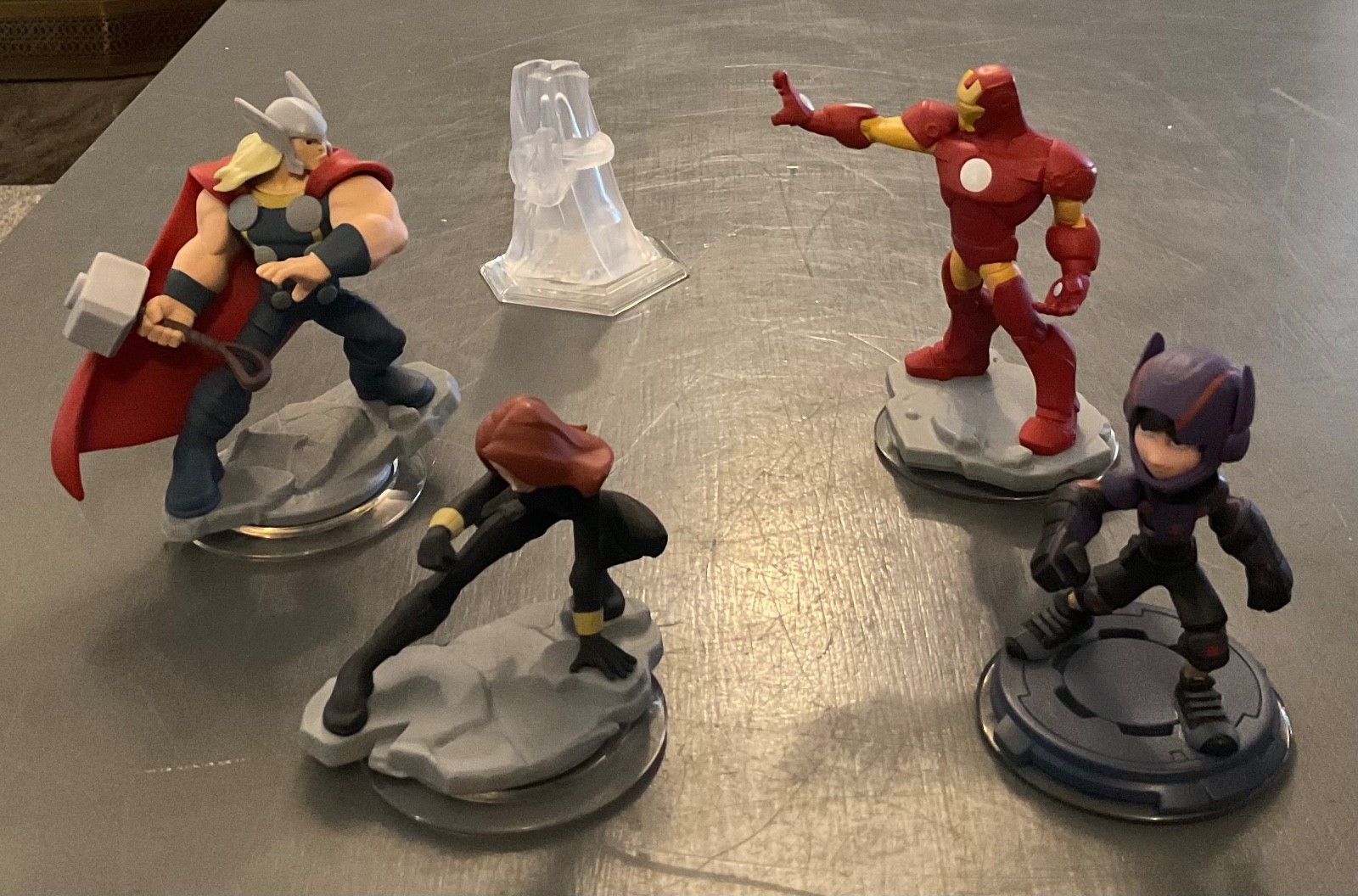 Disney Infinity 2.0  MARVEL FIGURES Thor, Black Widow, Hiro Hamada, & Iron Man