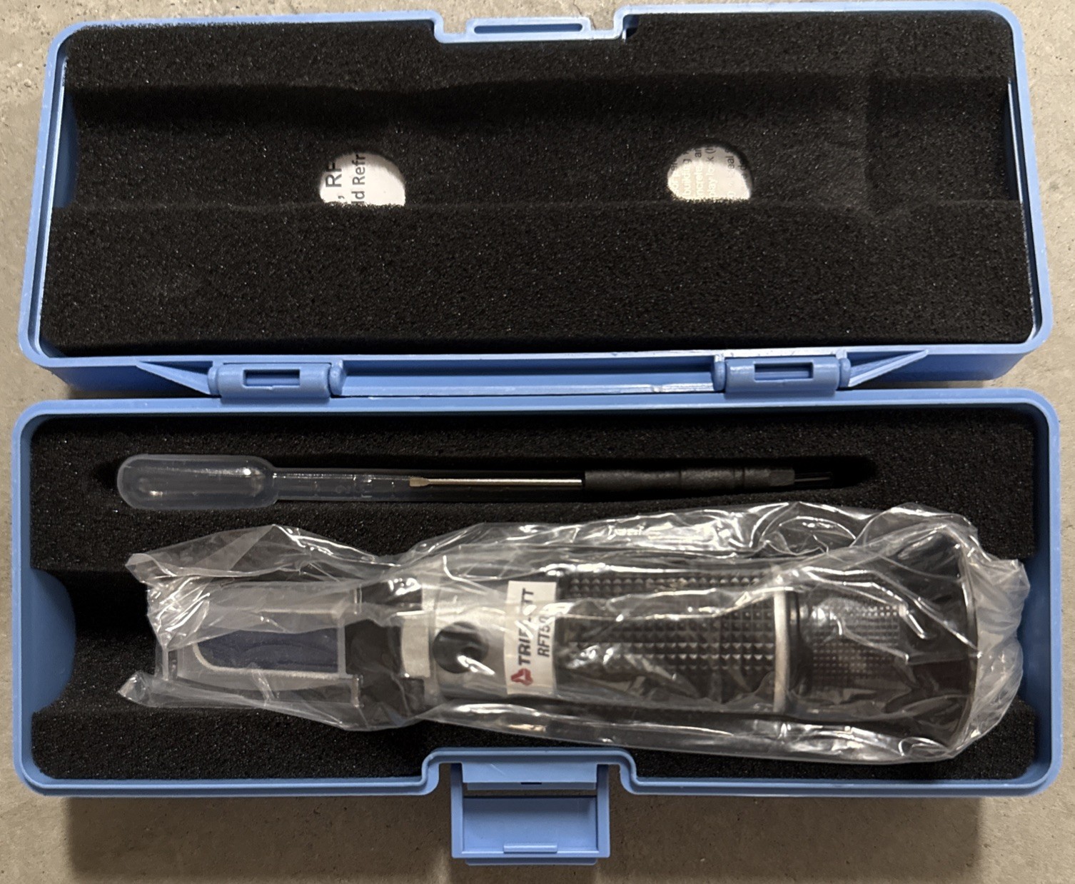 Triplett RFT50 Ethylene/Propylene Glycol Refractometer, Battery Acid Specific Gr