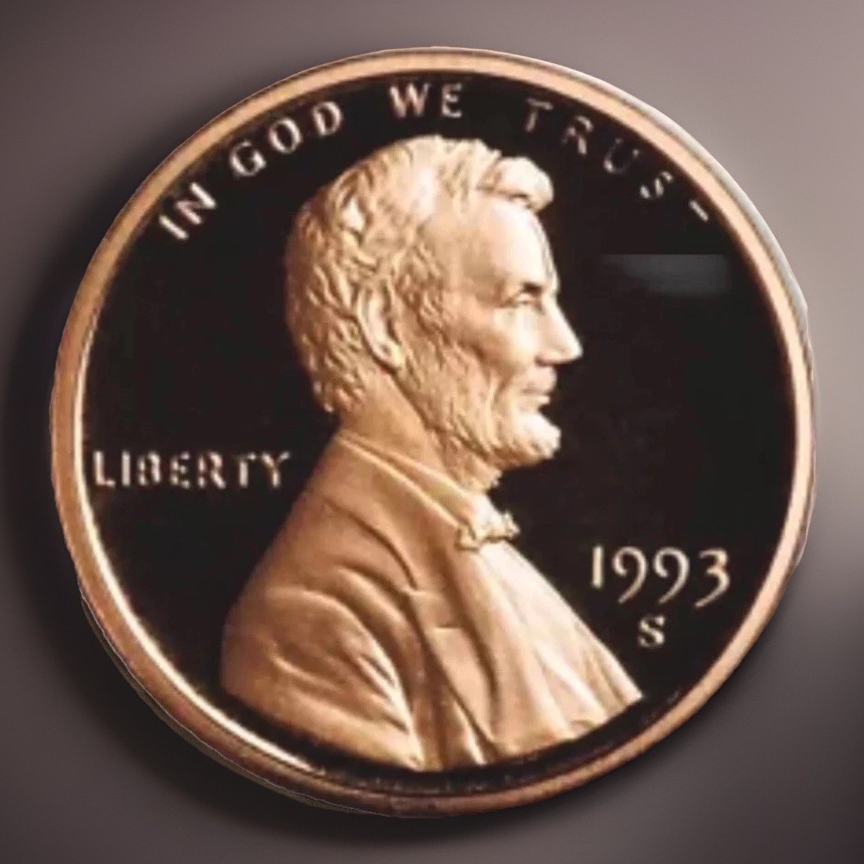 1993-S Lincoln Cent Gem Cameo PROOF Penny Cent Coin BEAUTY!  FAST SHIPPING