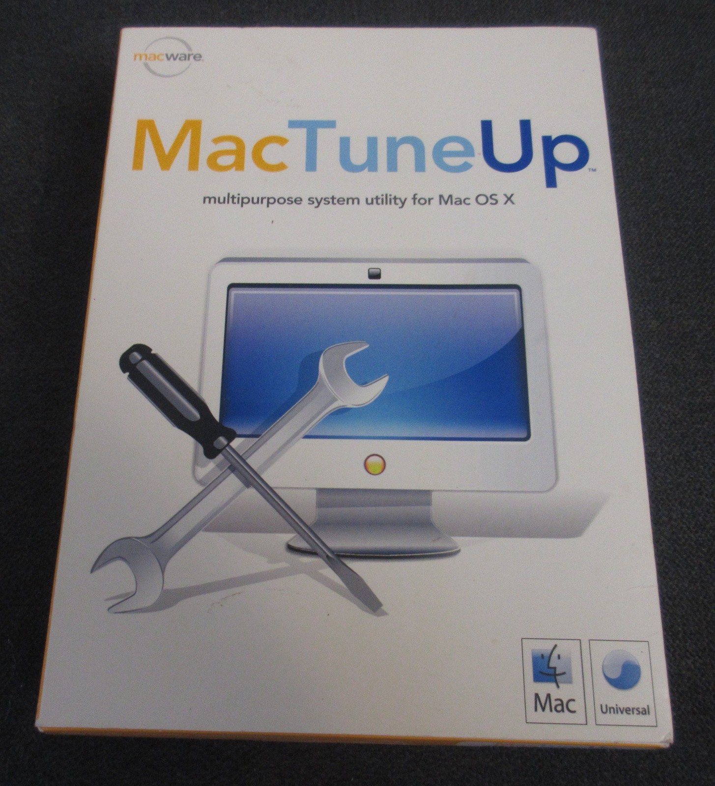 Macware MacTuneUp Macintosh Software Vintage Apple Mac OS X    xyz