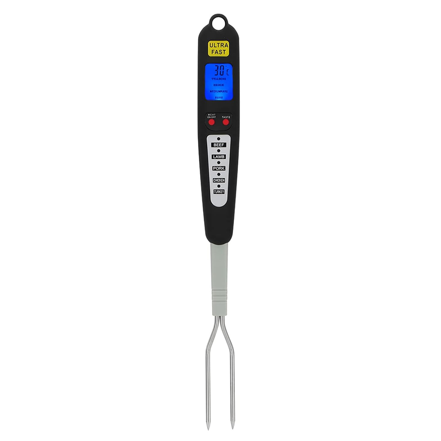 Digital Meat Thermometer with Dual Probes for Grilling, Read Food Thermometer fo