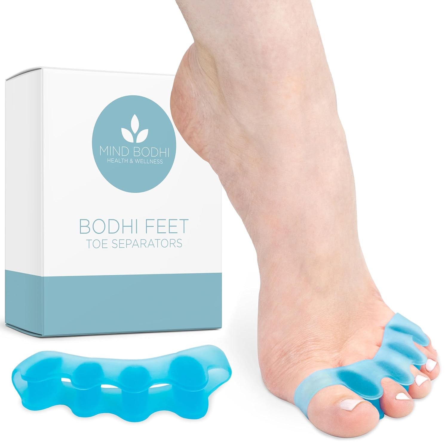 Mind Bodhi Toe Separators/Toe Spacers - For Men and Women - Regular Size – Blu