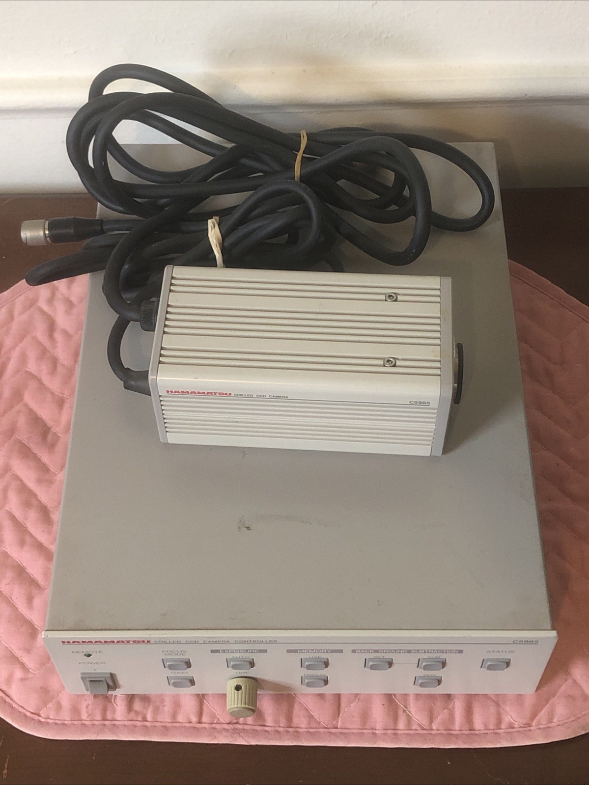 Hamamatsu Chilled CCD Camera C5985 and Controller
