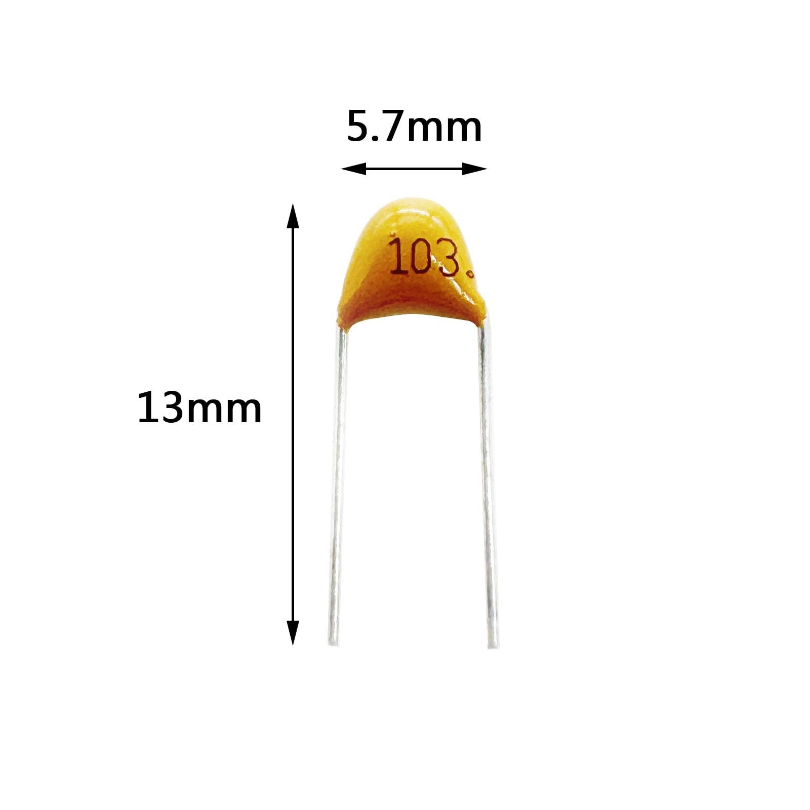 100pcs 10nf 0.01uf 103 Multilayer Monolithic Ceramic Capacitor MLCC