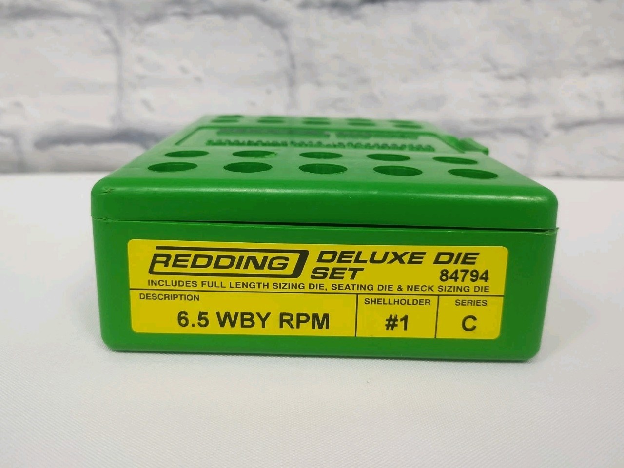 Redding Deluxe 3-Die Set 6.5 Weatherby RPM Rifle Dies #84794 (6.5 WBY RPM)