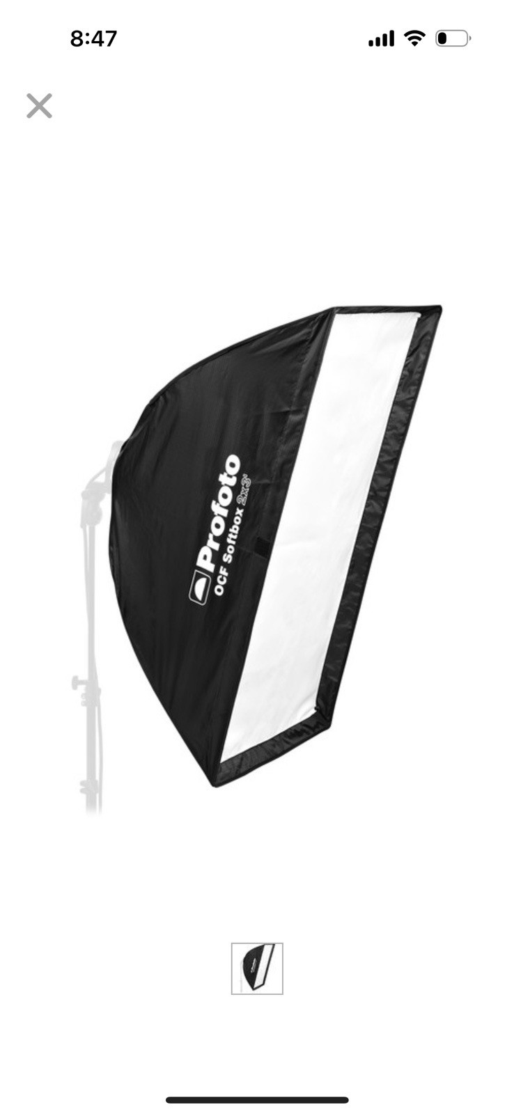 Profoto OCF Rectangular Softbox 2x3' - Black (101215)