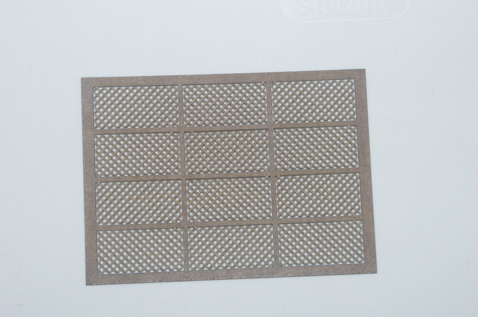 Ho scale 4' X 8'  lattice panels 12 per sheet. Not for your real home!!!!!