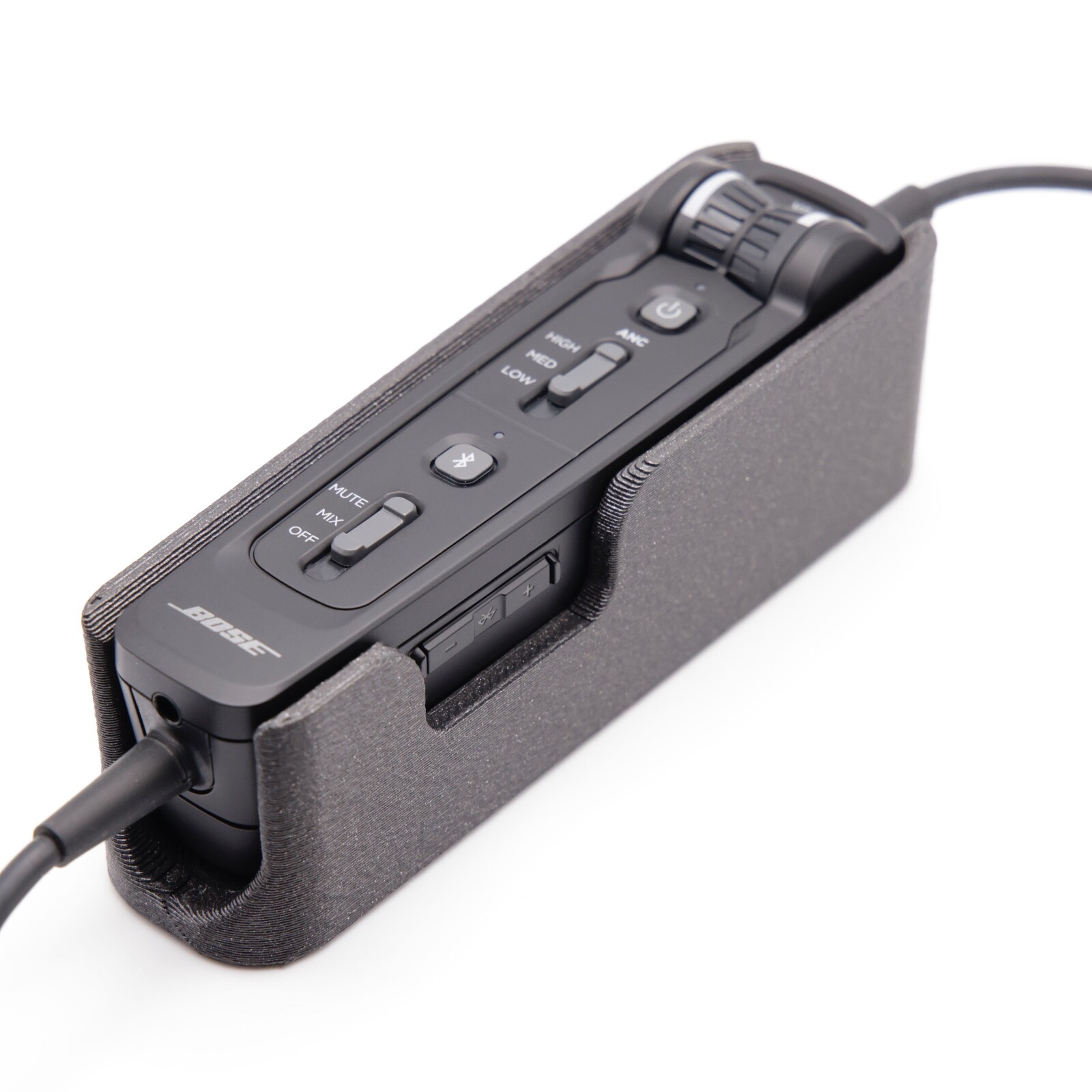 (New 2023 Model) Bose A30 Aviation Headset Controller Mount - Lifetime Warranty