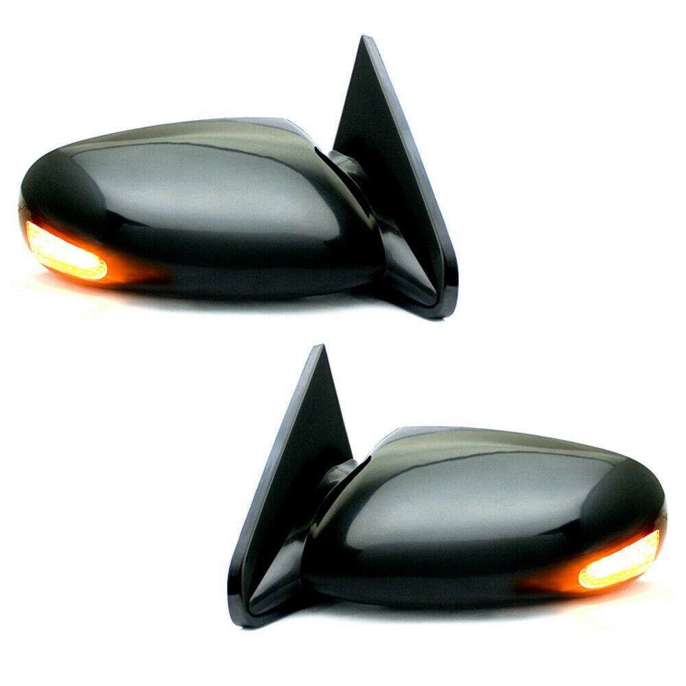 New LED Euro Manual Mirrors For 88-99 Chevrolet Pickup Tahoe GM1320123 GM1321123