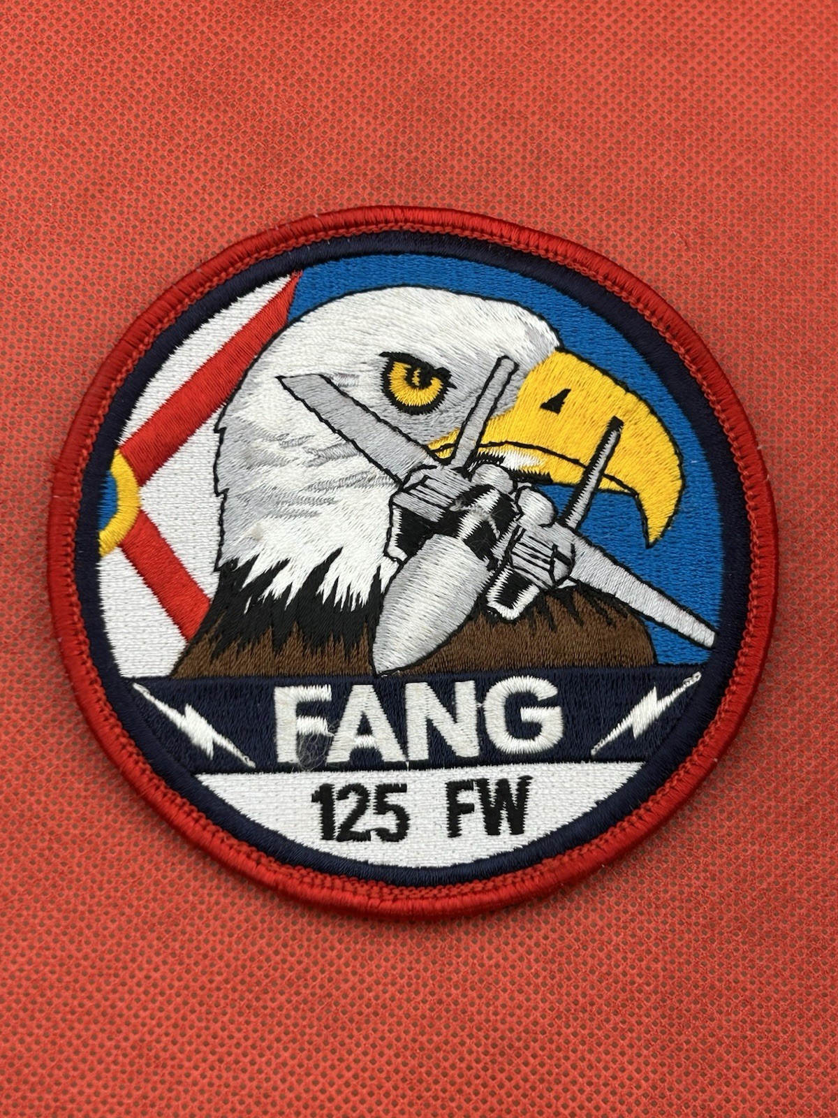 🇺🇸U.S. FANG 125 FW PATCH FIGHTER WING JACKSONVILLE, FLORIDA!!!