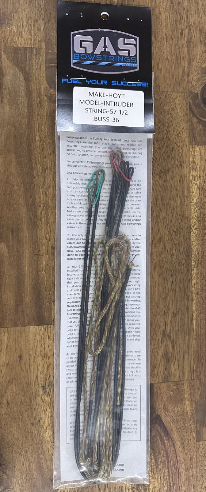 GAS Bowstrings - HOYT INTRUDER / 57 1/2 / 36