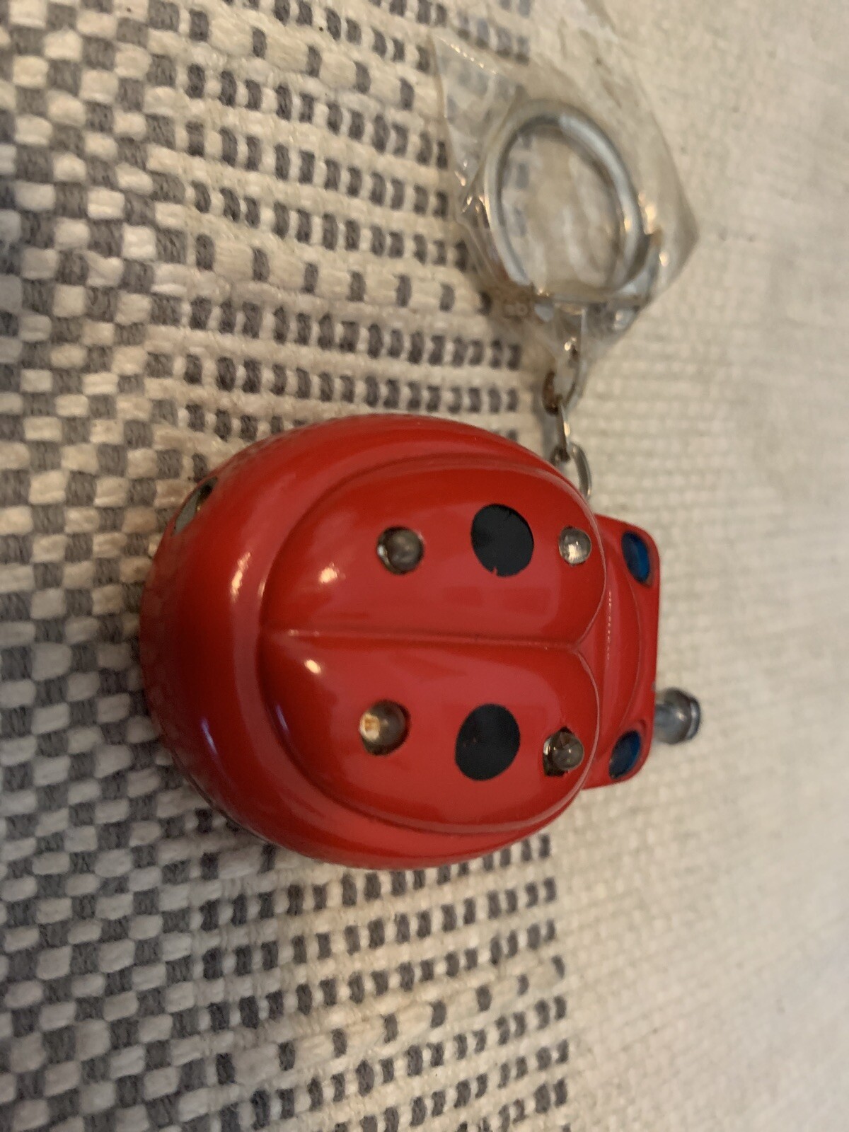 Red BEETLE CIGARETTE LIGHTER. Keychain Sealed