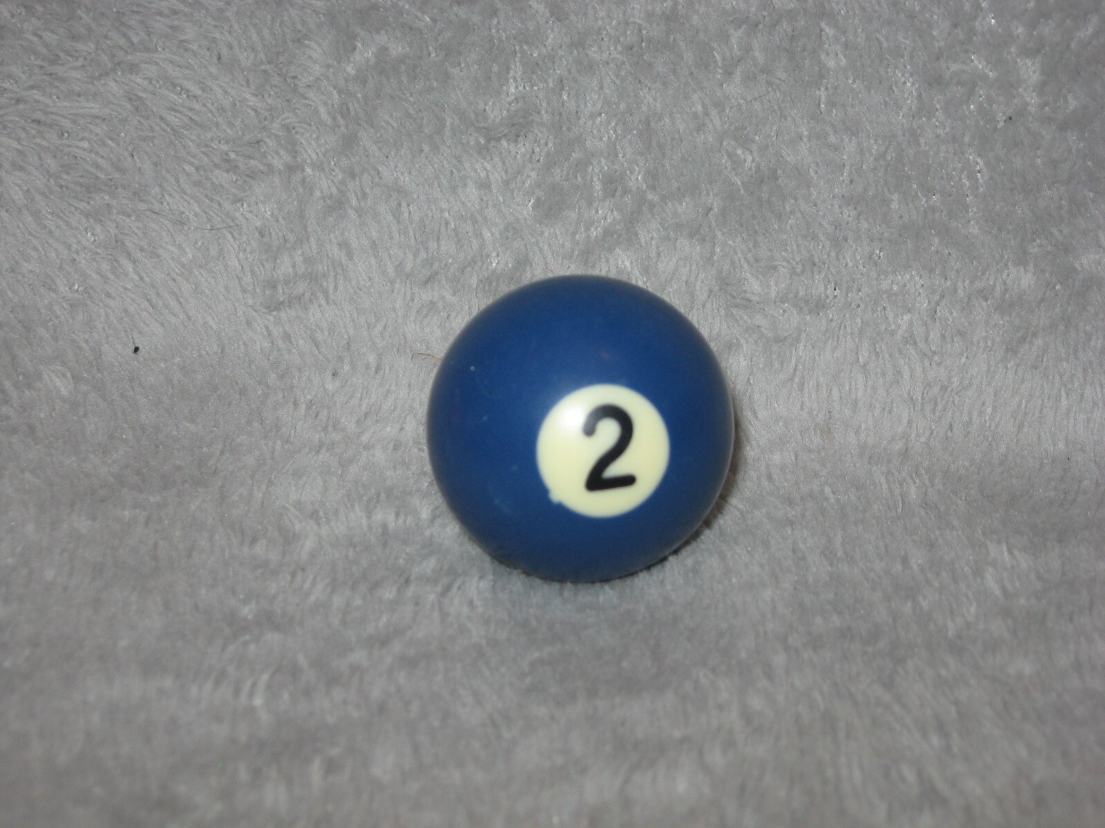 Mini Pool Ball #2 Blue Solid 1.5" Diameter Miniature Billiard Replacement