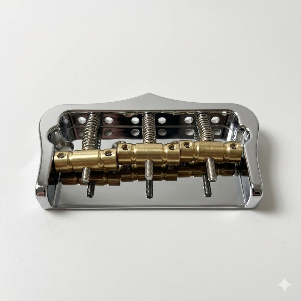 Boutique Tele Short Half Bridge - Chrome