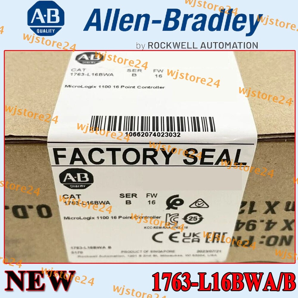 Factory Sealed NEW PLC 1763-L16BWA/B MicroLogix 1100 16 Point Controller