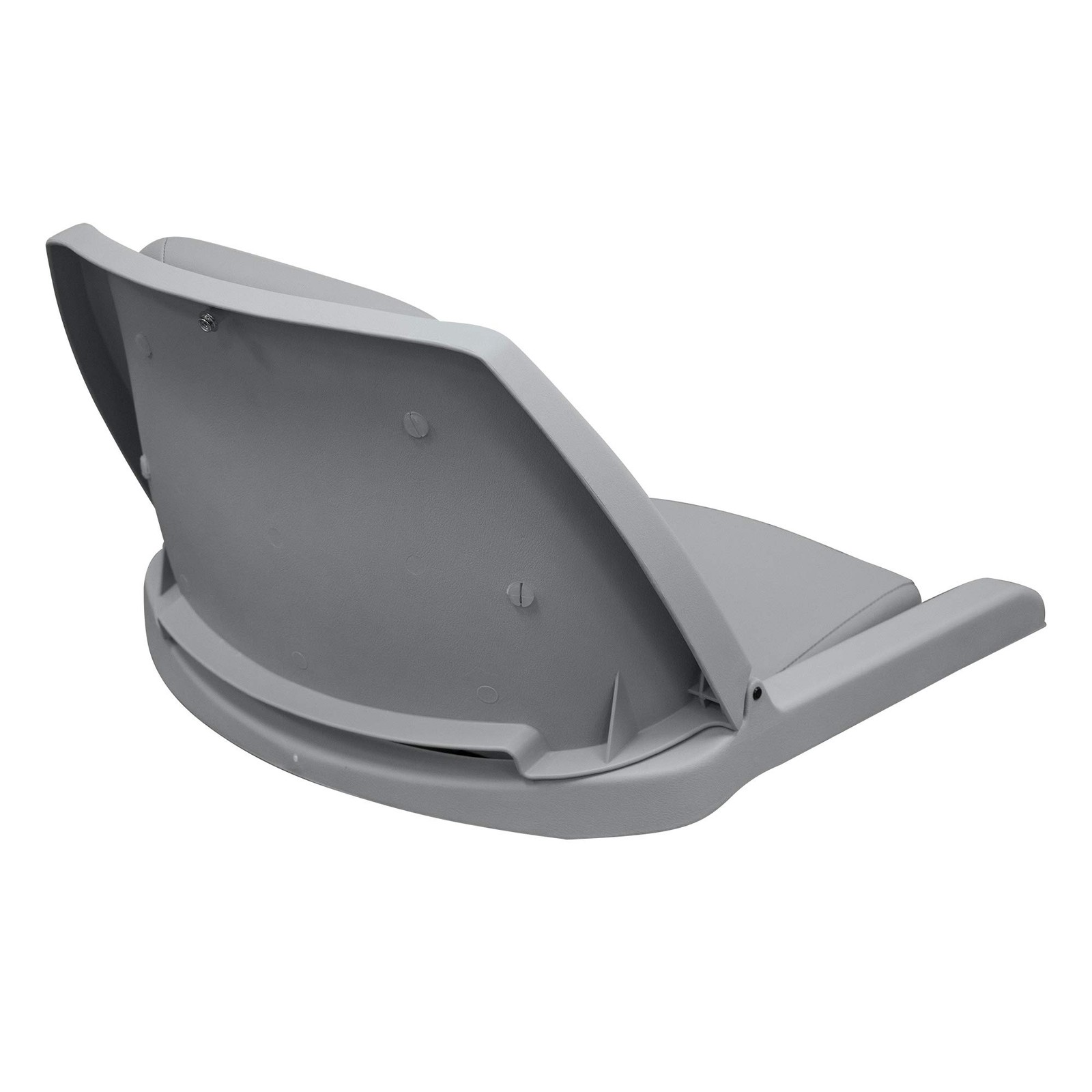 8WD139LS-717 Molded Fishing Boat Seat with Marine Grade Cushion Pads, Grey Sh...