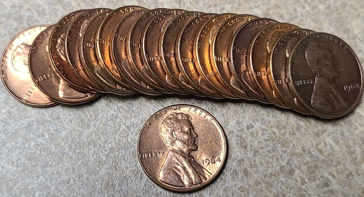 1964 P Lincoln Memorial Cent Copper Alloy Penny - Circulated