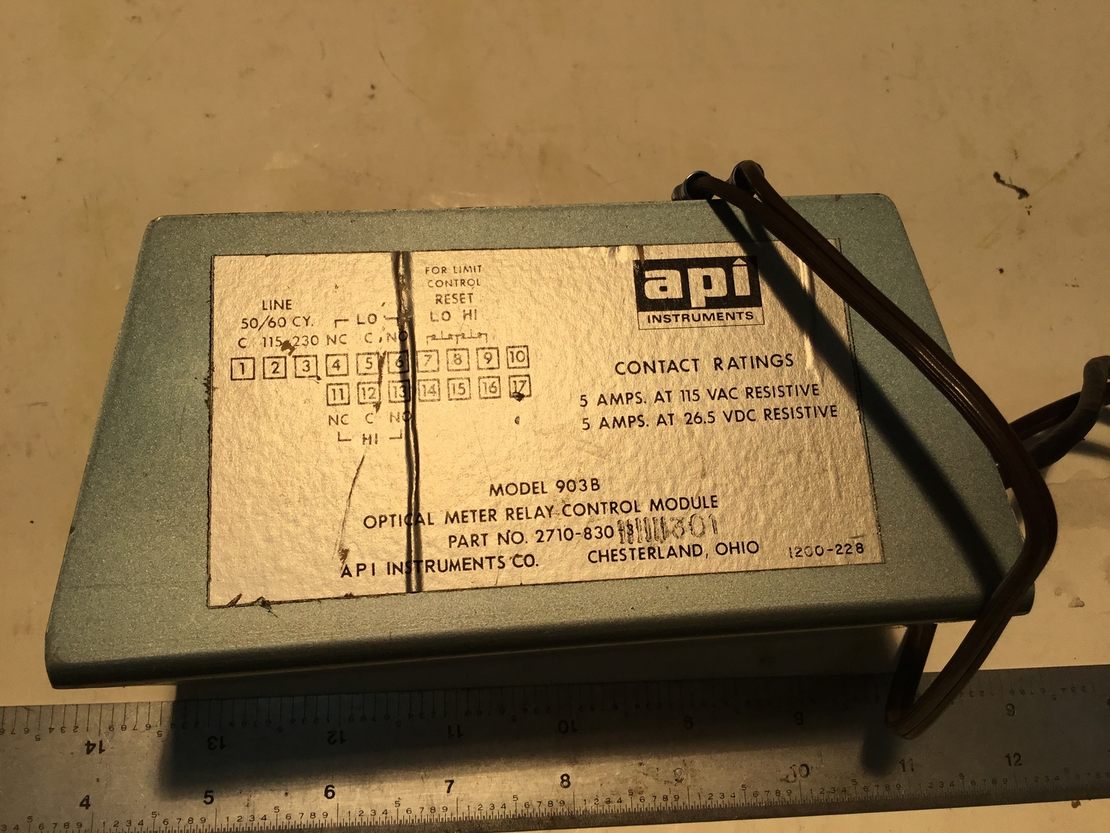 1 pc LFE API 903B Optical Meter Relay Control Module 2710-830-301 Used (178)