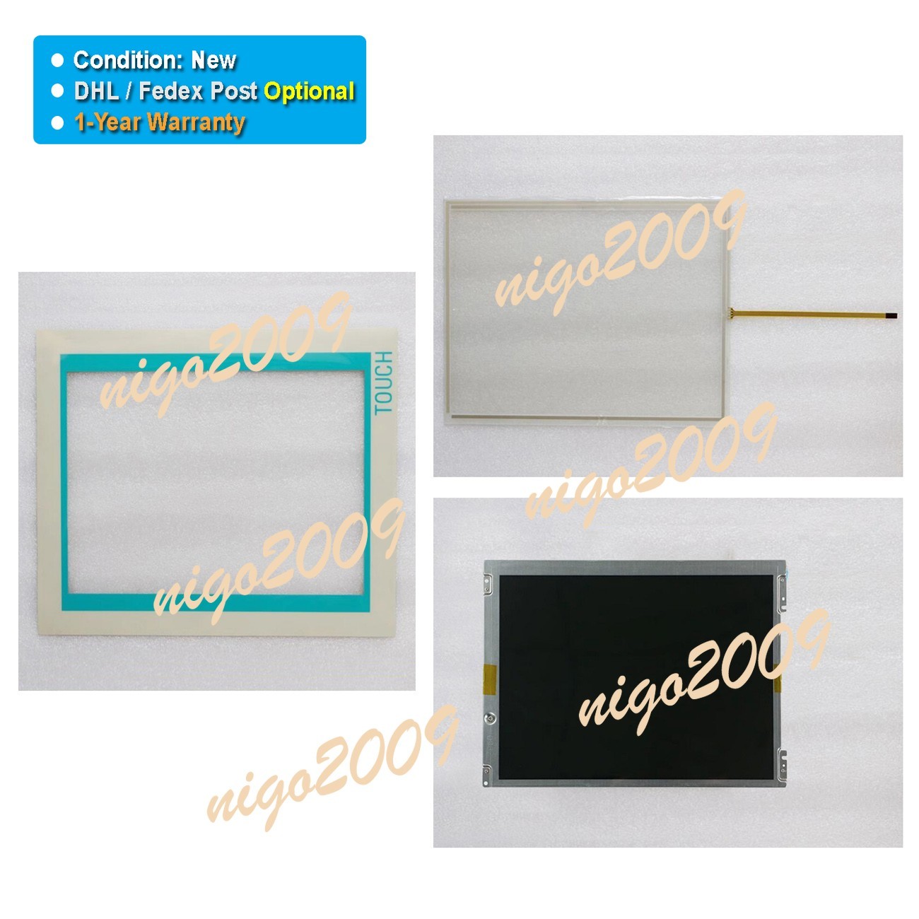 Touch Screen Film LCD Display for SIEMENS MP370 Touch-12 TFT 6AV6545-0DA10-0AX0