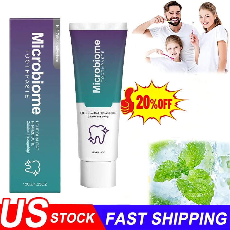 1-5PCS Microbiome Mint Flavor Gum Toothpaste Cleaning Toothpaste Sensitive Teeth