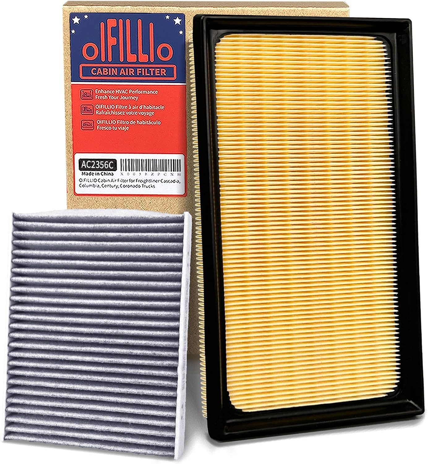 Engine & Cabin Air Filter Kit for RAV4 Hybrid (2019-2025), Camry Hybird (2018