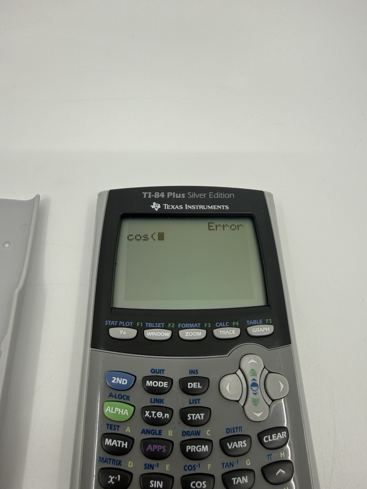 Texas Instruments TI-84 Plus Silver Edition Graphing Calculator Gray TESTED