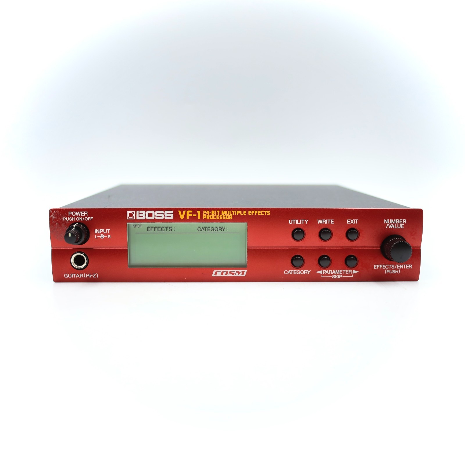 BOSS VF-1 24-Bit Multi-Effects Processor With Power Supply Made in Japan ZM98049