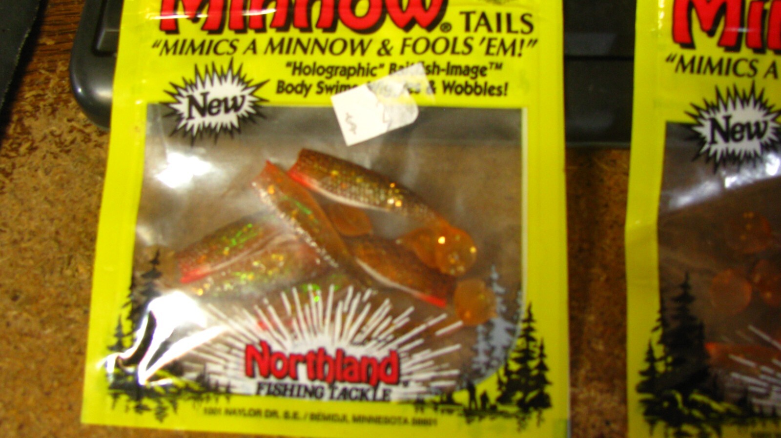 mimic minnow tails, genuine, golden shiner, 1 1/2", 16 ct, free shipping