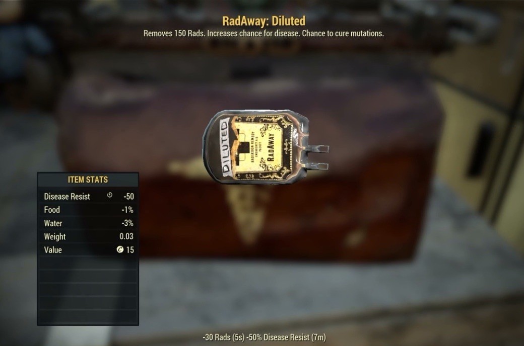 (Xbox) 1,000 RadAway: Diluted