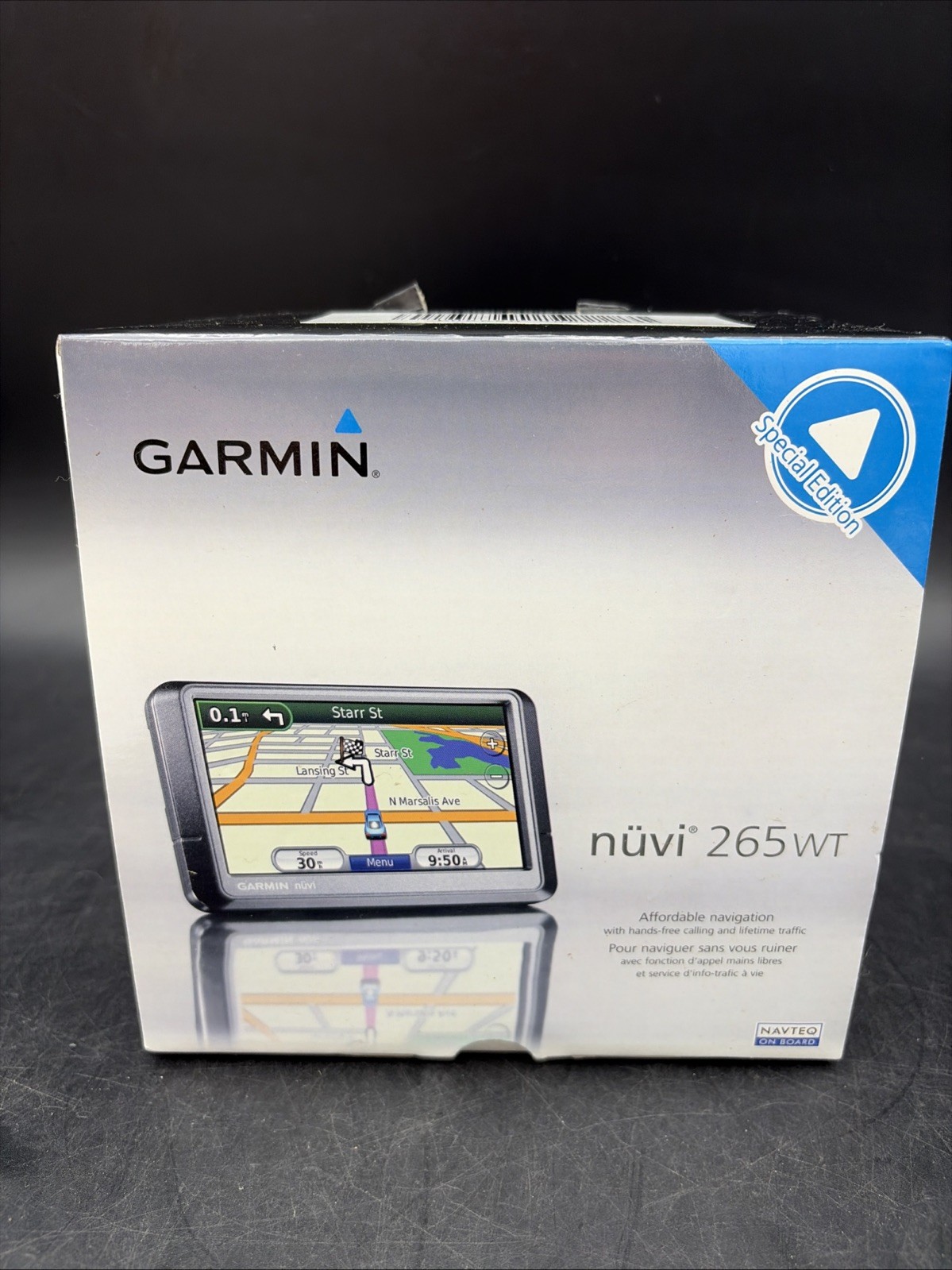 Garmin NUVI 265WT Automotive Mountable GPS Bundle- NIB.