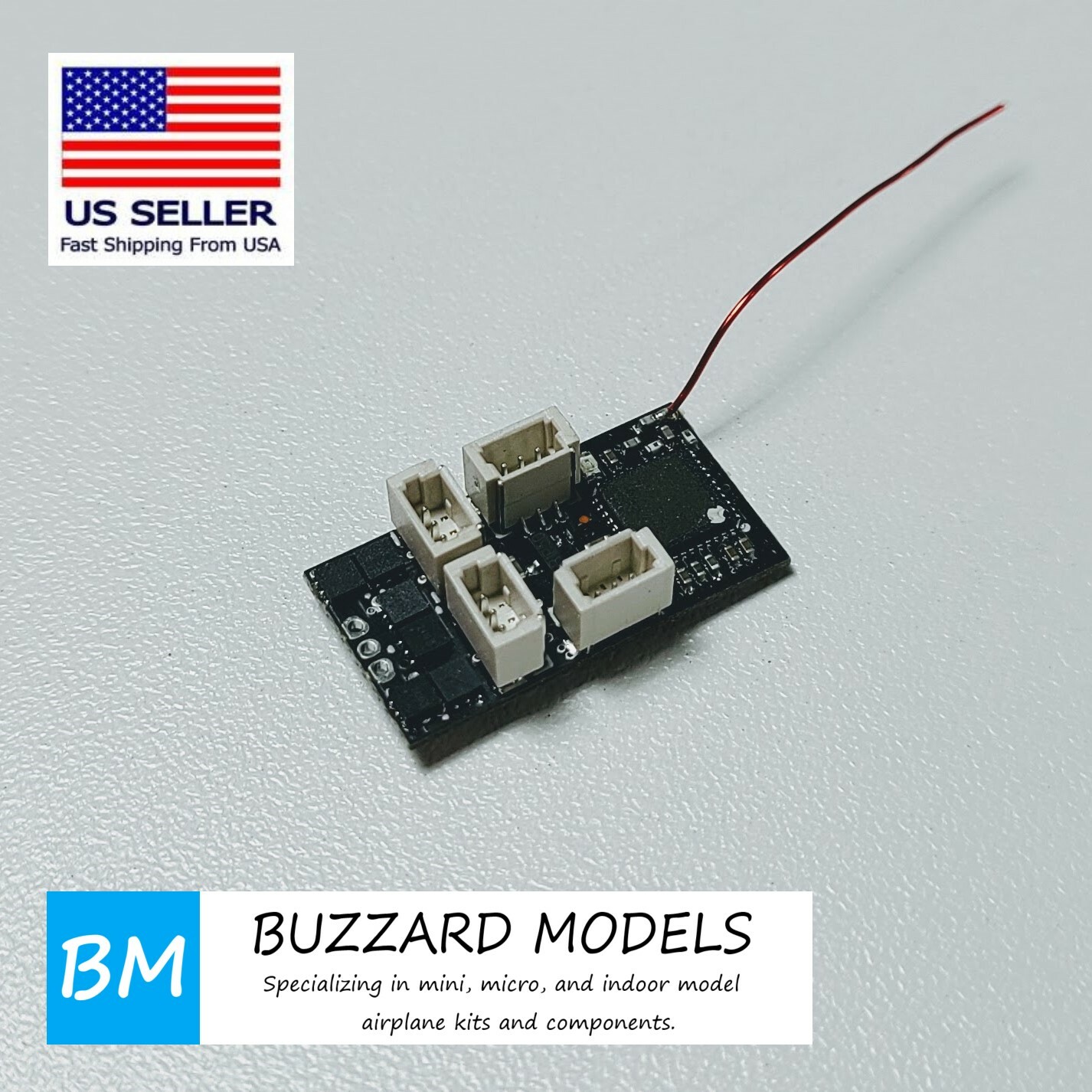 MA-RX42E-D+ DSMX DSM2 5 Channel Micro Receiver Built-in 5A Brushless ESC TELEM