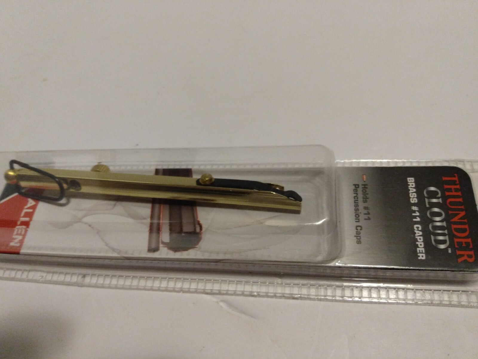 Brass Muzzleloader Capper For #11 Percussion Caps - Thunder Cloud - Allen