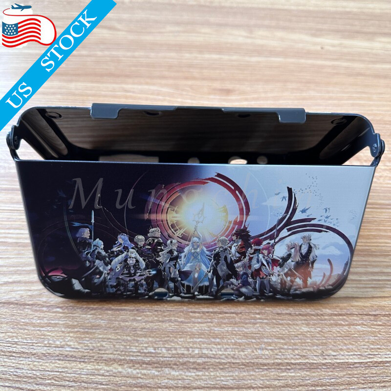For Nintendo New 3DS XL/ LL Front+Back Housing Shell Protective Case Cover Fire