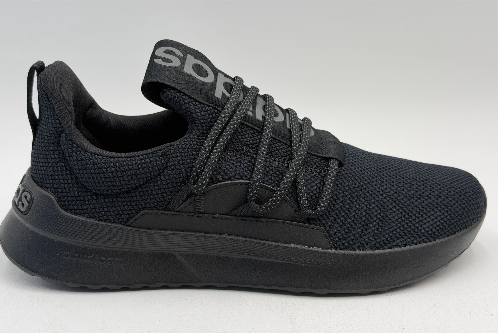 New Adidas SZ 10 WIDE LITE RACER Adapt 5.0 Running Shoes For MEN'S  BLACK HR1800