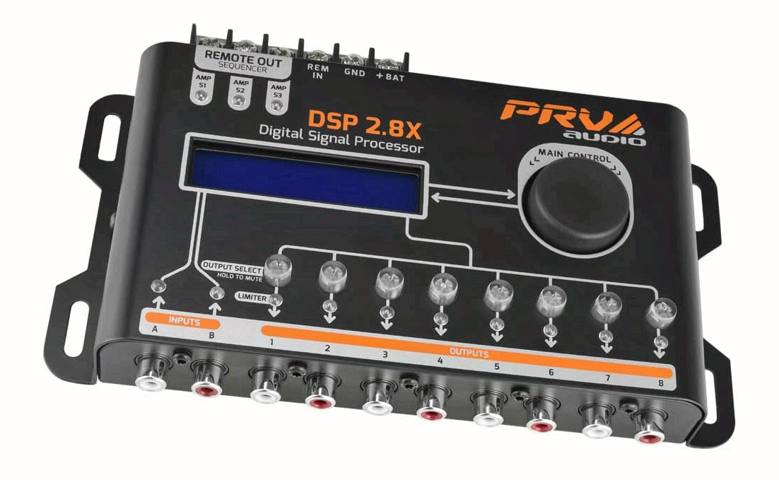 Car Audio DSP 2.8X 8-Channel Digital Audio Processor DSP