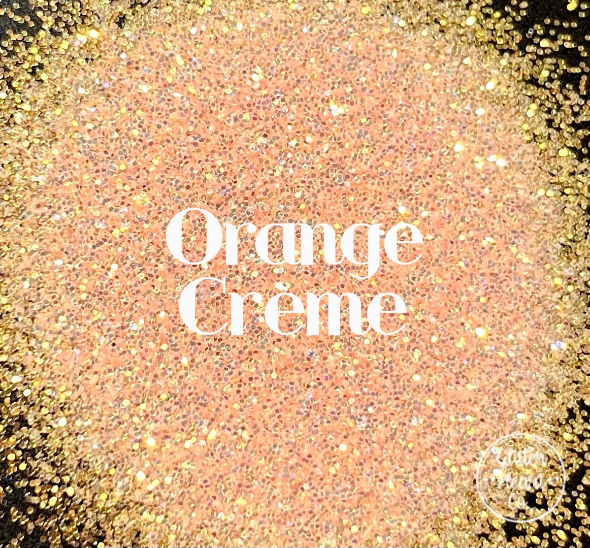 Premium Polyester Glitter - Orange Peach Iridescent