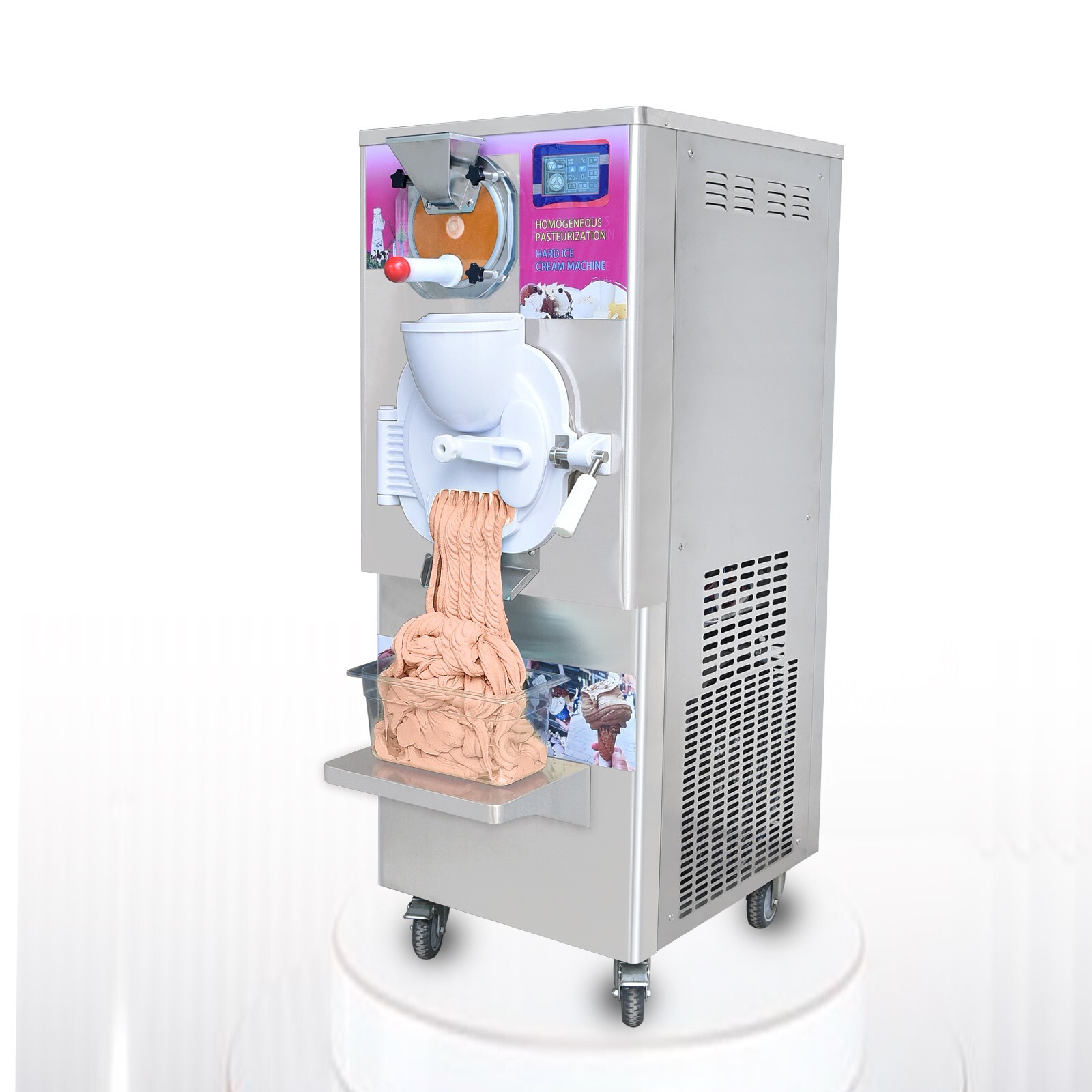 Kolice Commercial Gelato Hard Ice Cream Machine with Sterilization Function