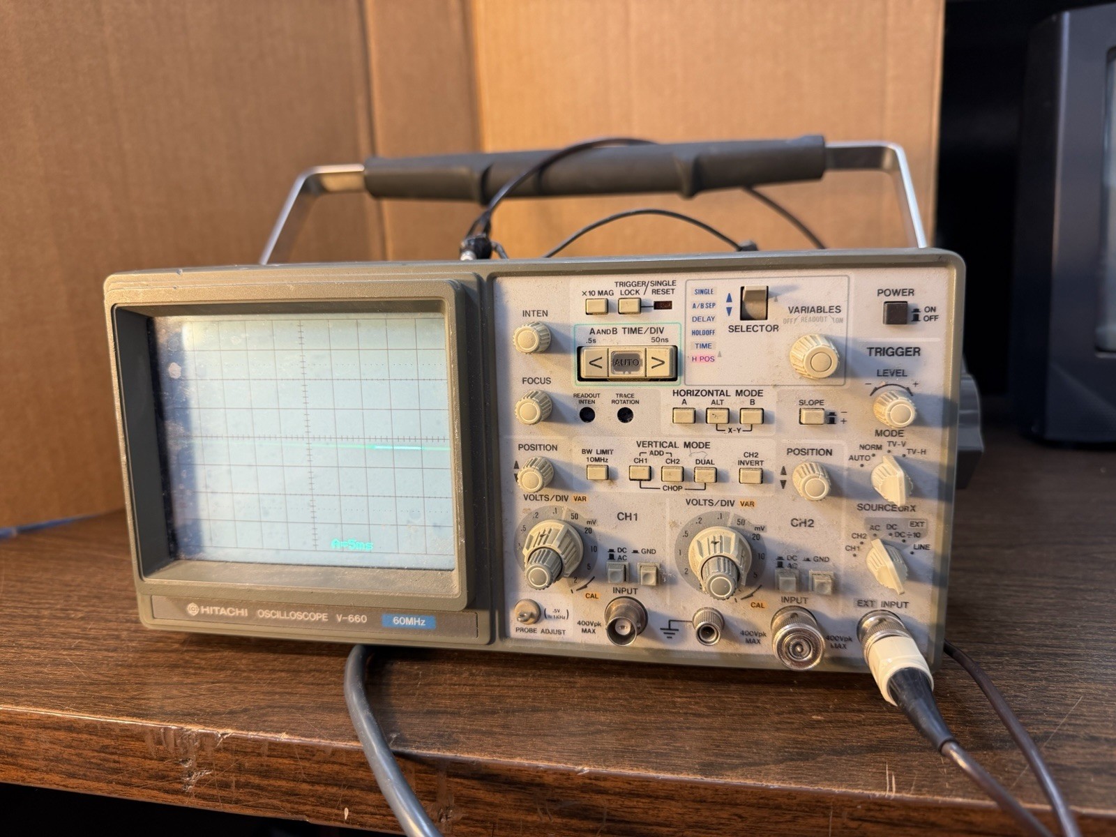 hitachi oscilloscope V-660, Tested & Working