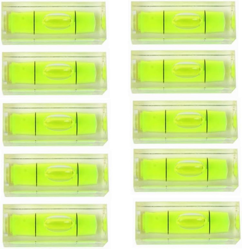 11Pcs Mini Level Picture Hanging Spirit Bubble Level, 10X10X29Mm Square Level Ma