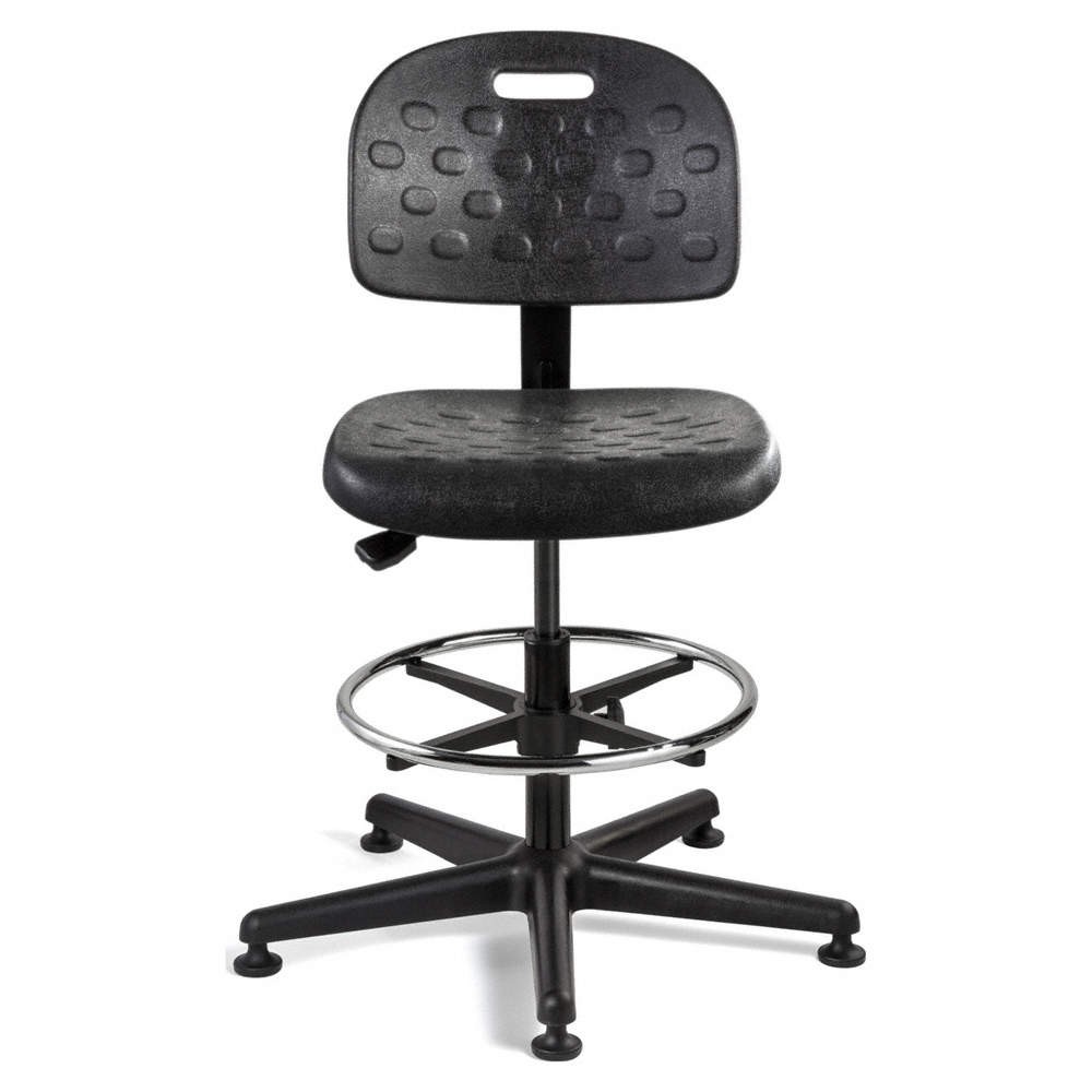 BEVCO V7507MG Drafting Chair,47.25 in H,Black 9KJ58