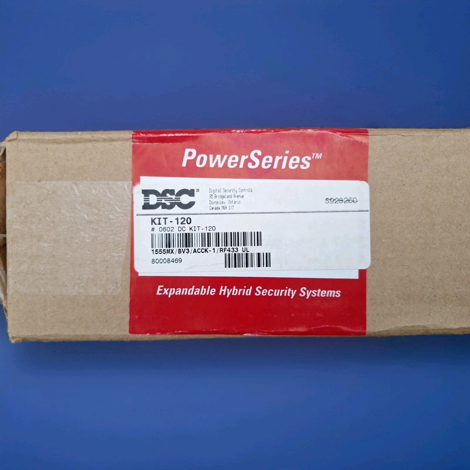 DSC PowerSeries #0602 DC KIT-120 NO KEYBOARD SOLD AS IS -PARTS SHOWN