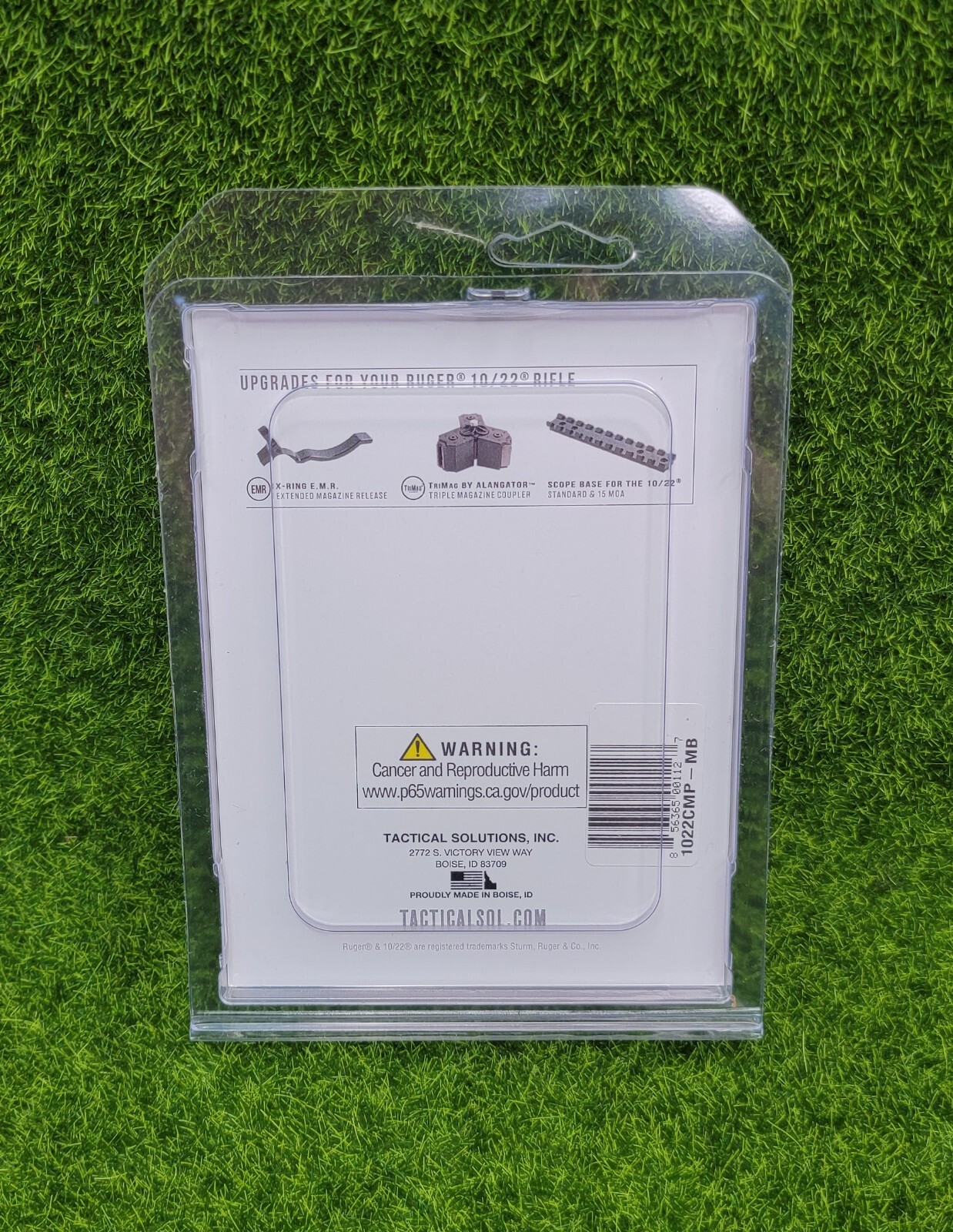 Tactical Solutions X-Ring Ruger 10/22 1/2x28 .920 Compensator Matte - 1022CMP-MB