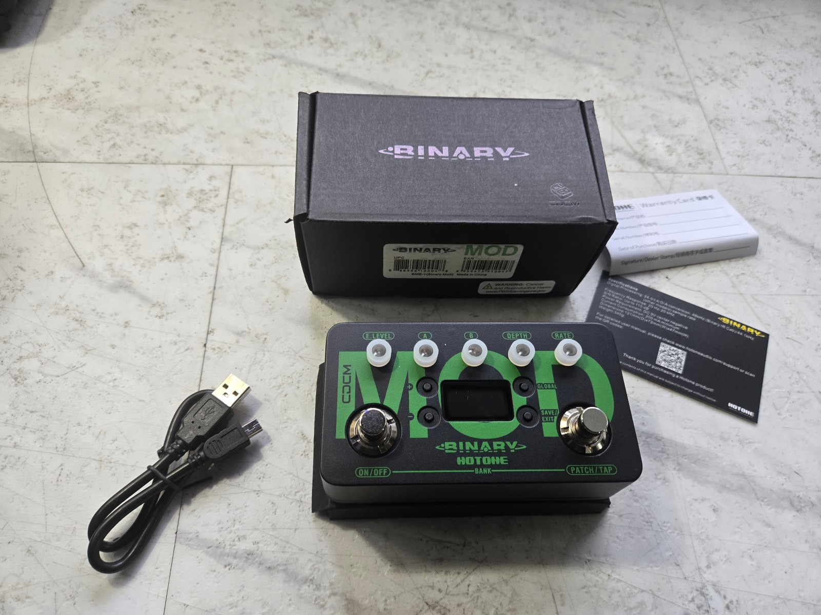 Hotone Binary MOD Modulation Guitar Effects Pedal