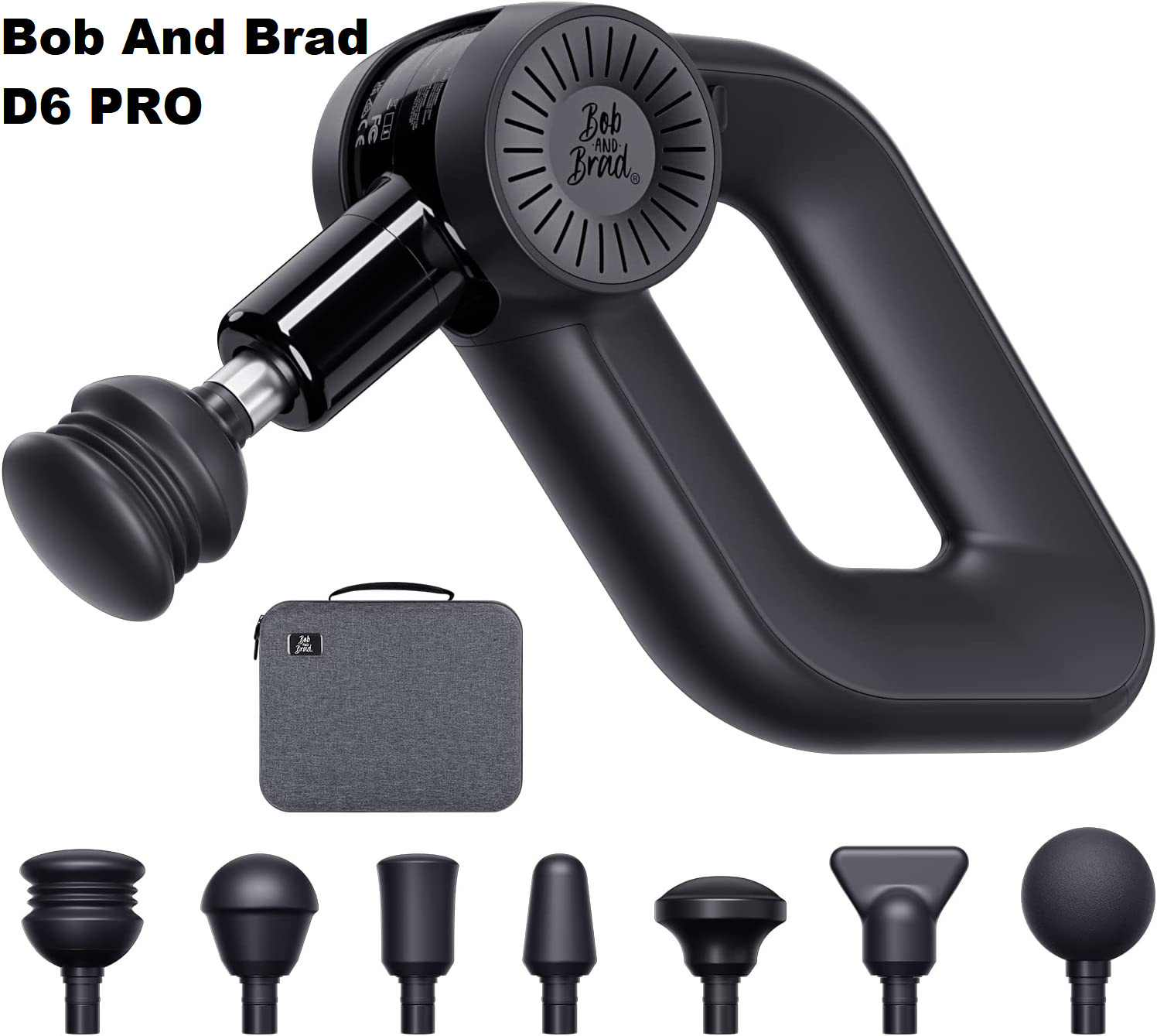 BOB AND BRAD Deep Tissue Percussion D6 Pro Massage Gun for Athletes