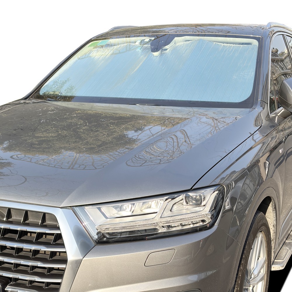 Fit For Audi Q7 16-25 Front Windshield Black Silver Camp Rest Privacy Sunshade