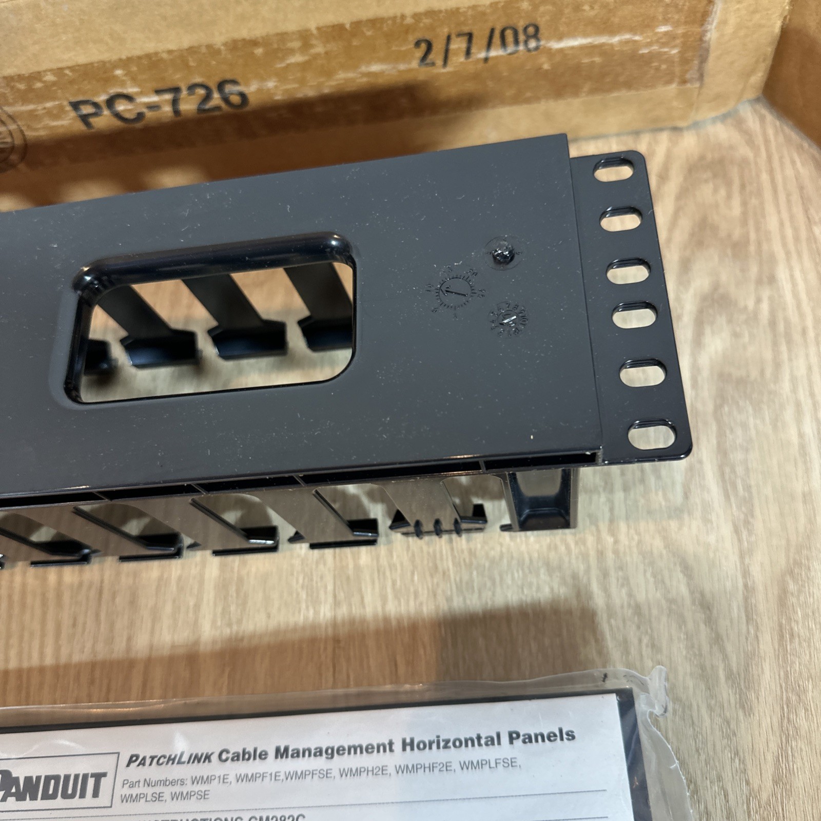 Panduit WMPFSE PatchLink Horizontal Cable Manager 1RU